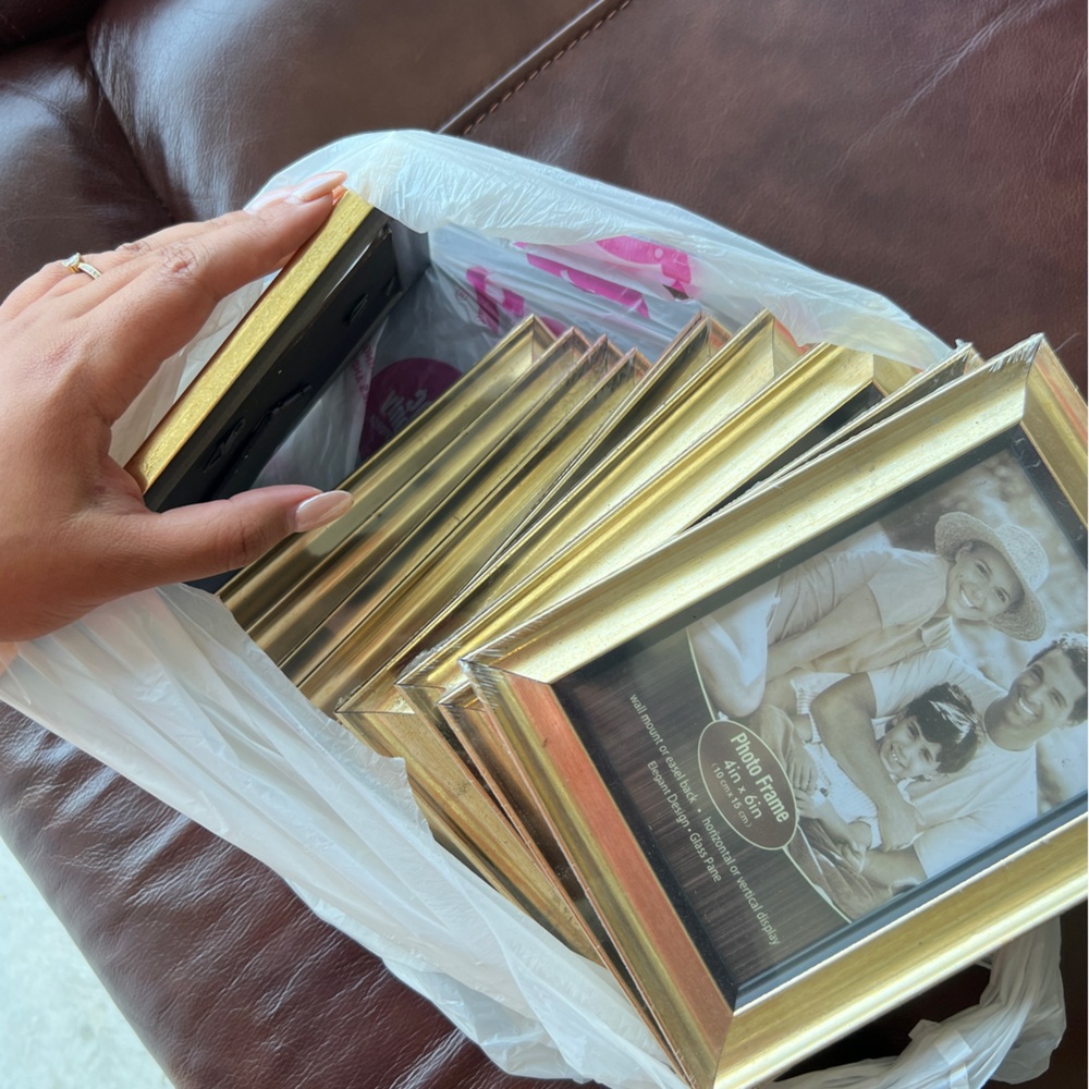 12 pack gold frames